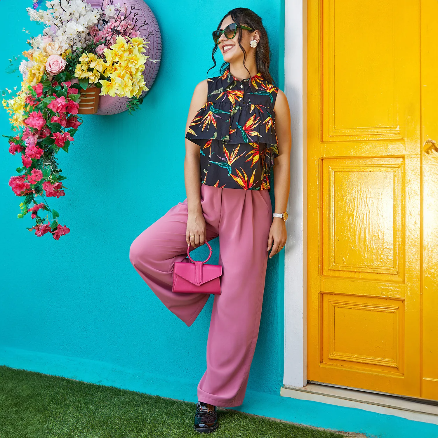Flora Cold-Shoulder Top - Image 3