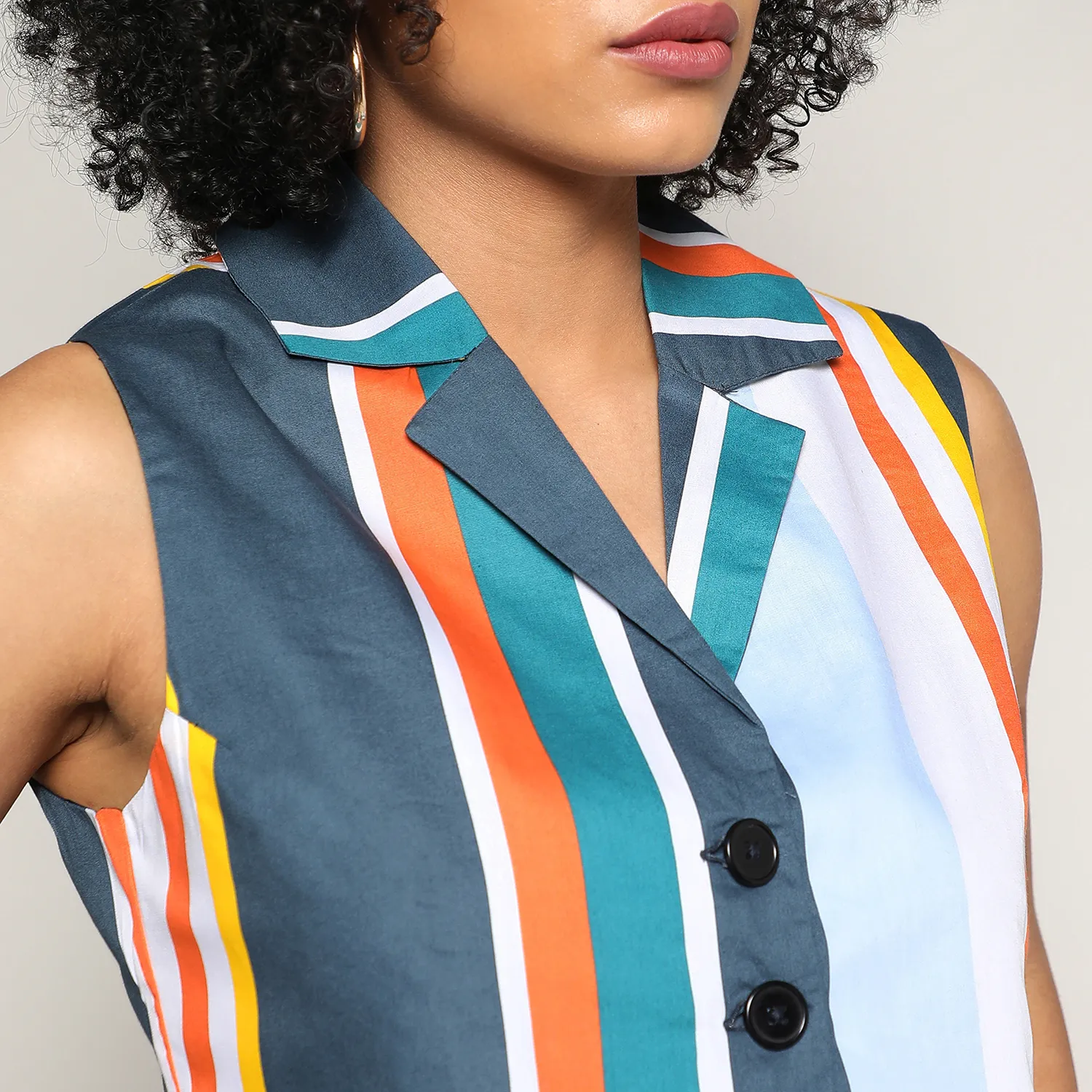 Striped Vest Co-Ord Set - Image 5