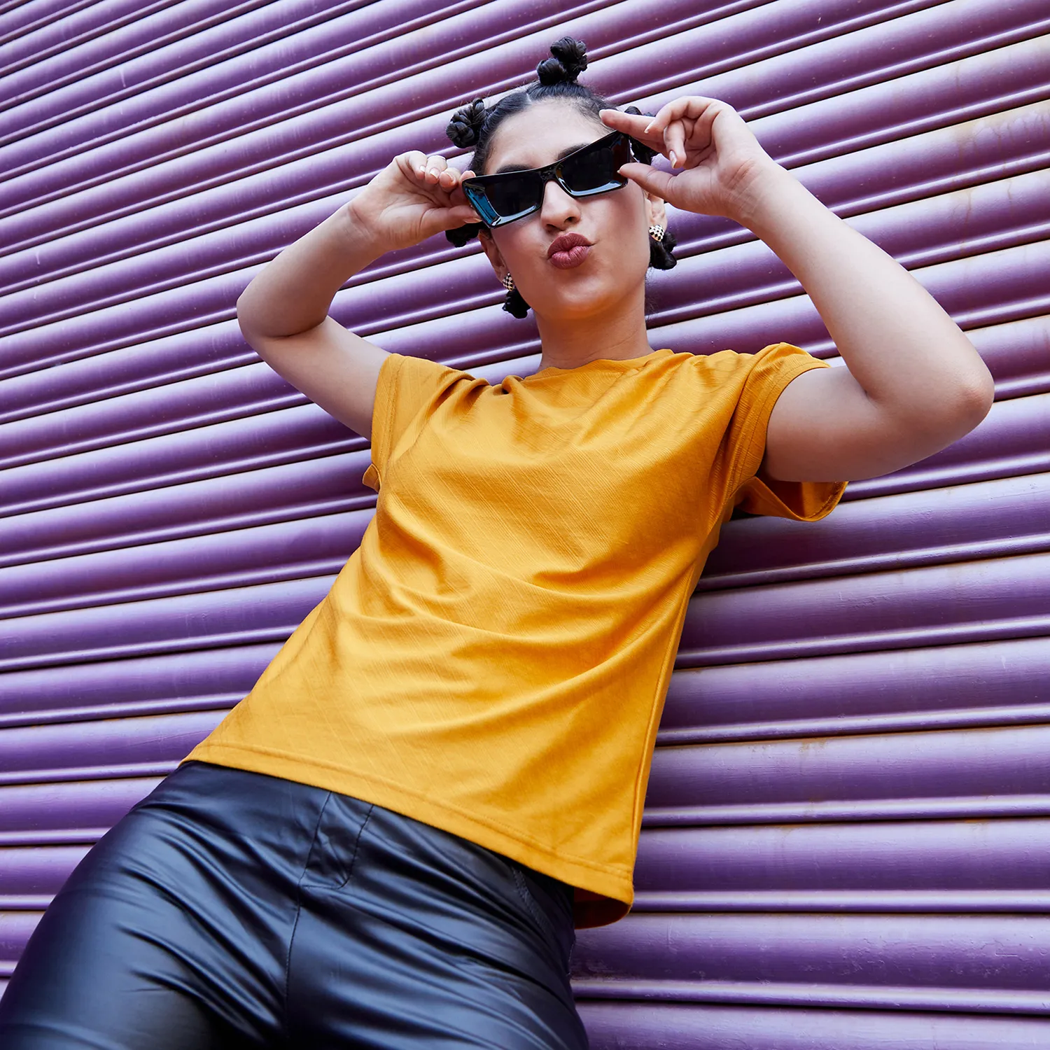 Ruche-Sleeved Top - Image 2