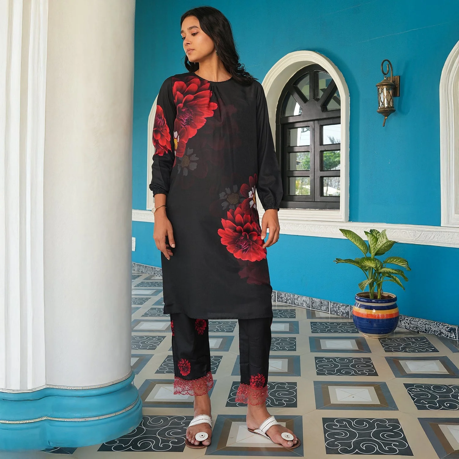 Marigloire Imprint Kurta Set - Image 3