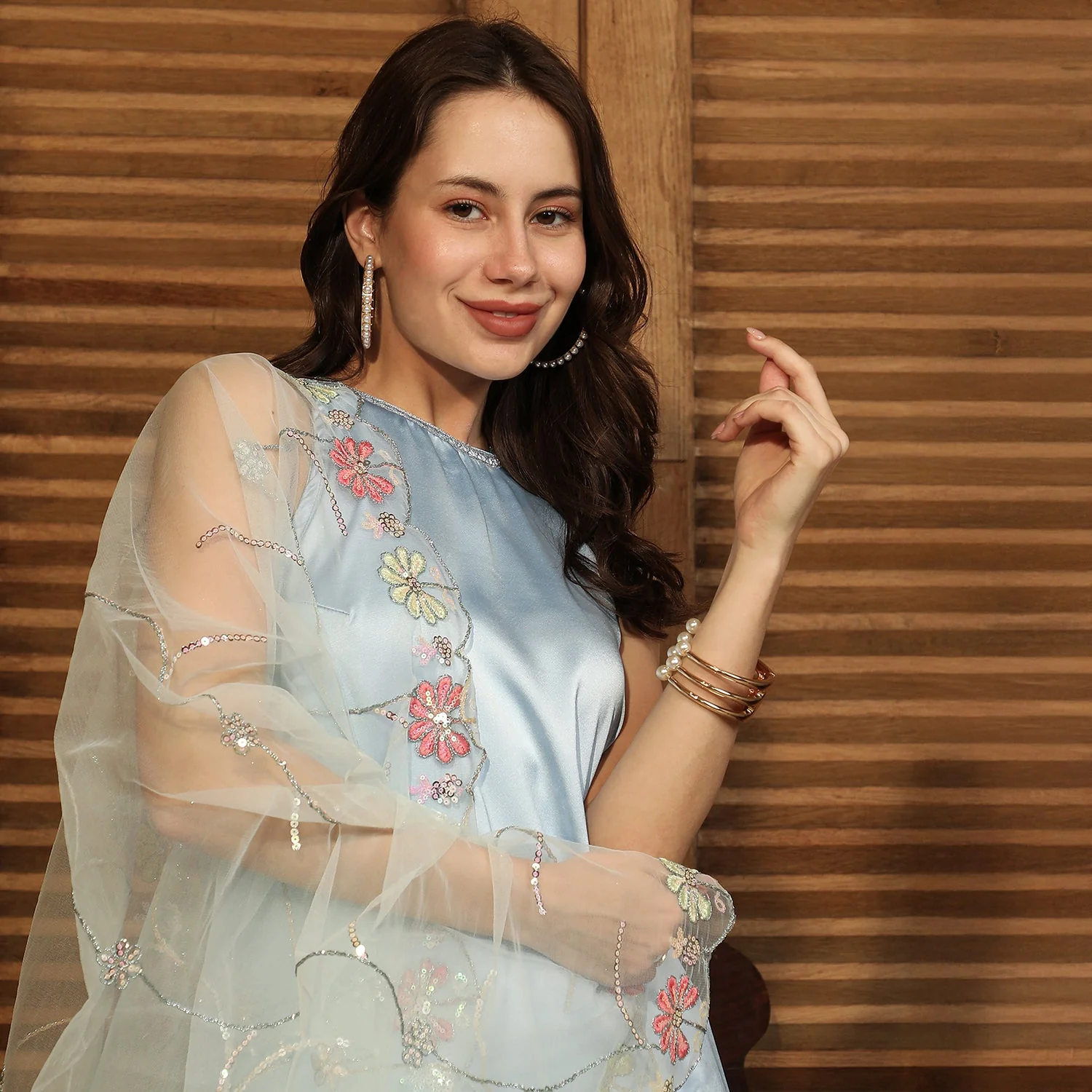 Blush Bloom Kurta Set - Image 14