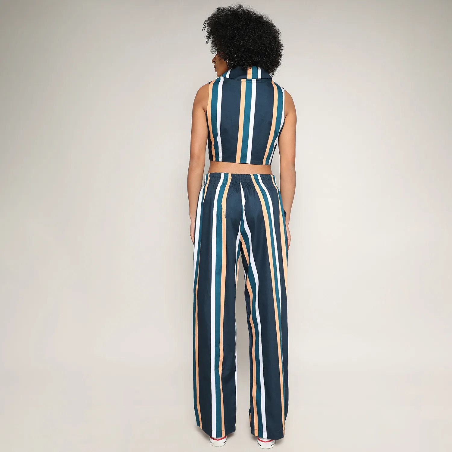 Striped Vest Co-Ord Set - Image 4