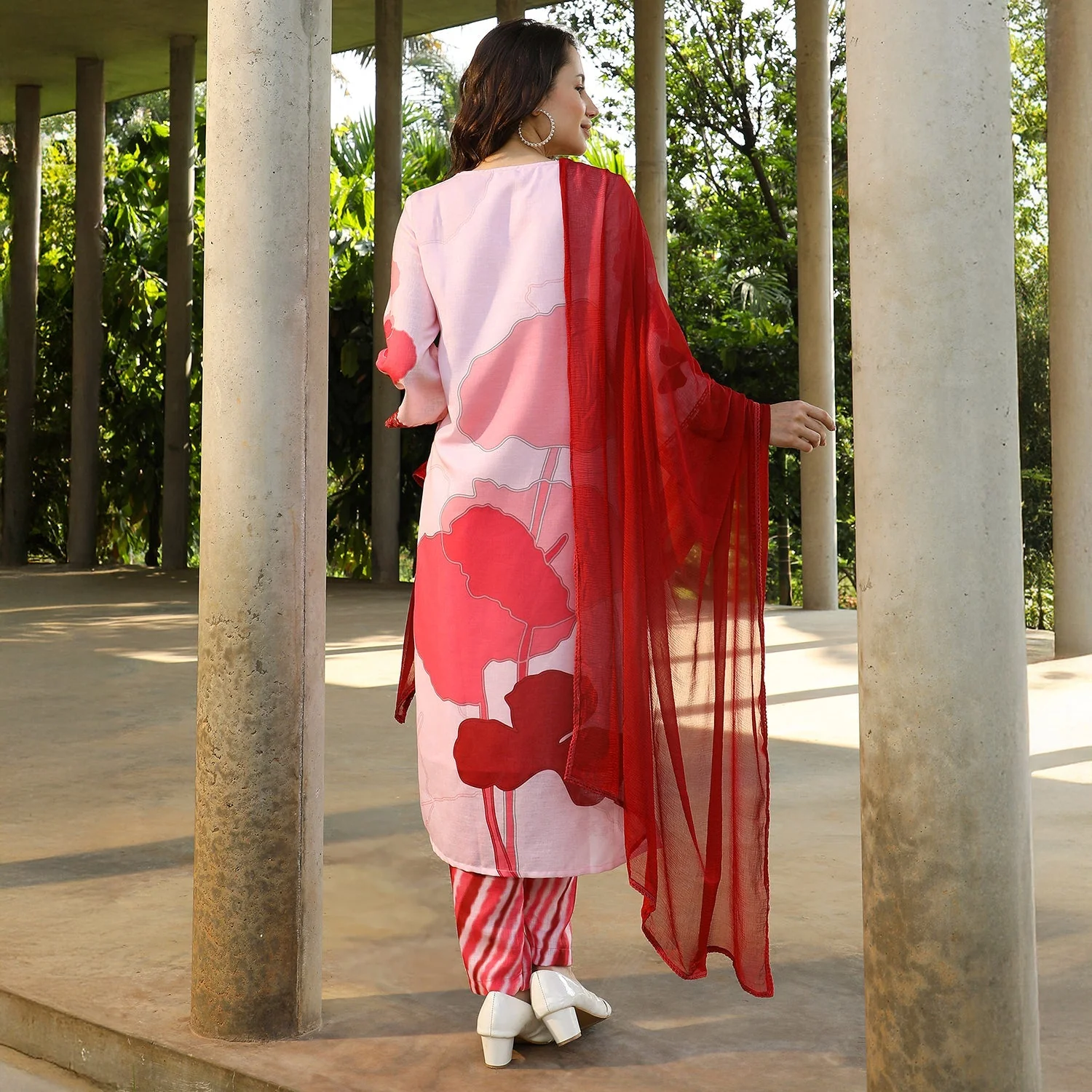 Fleur Imprint Kurta Set - Image 13