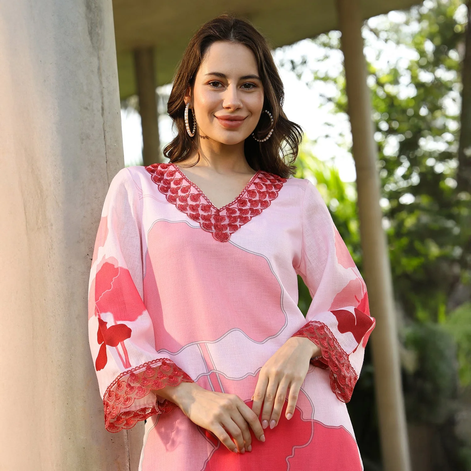 Fleur Imprint Kurta Set - Image 3