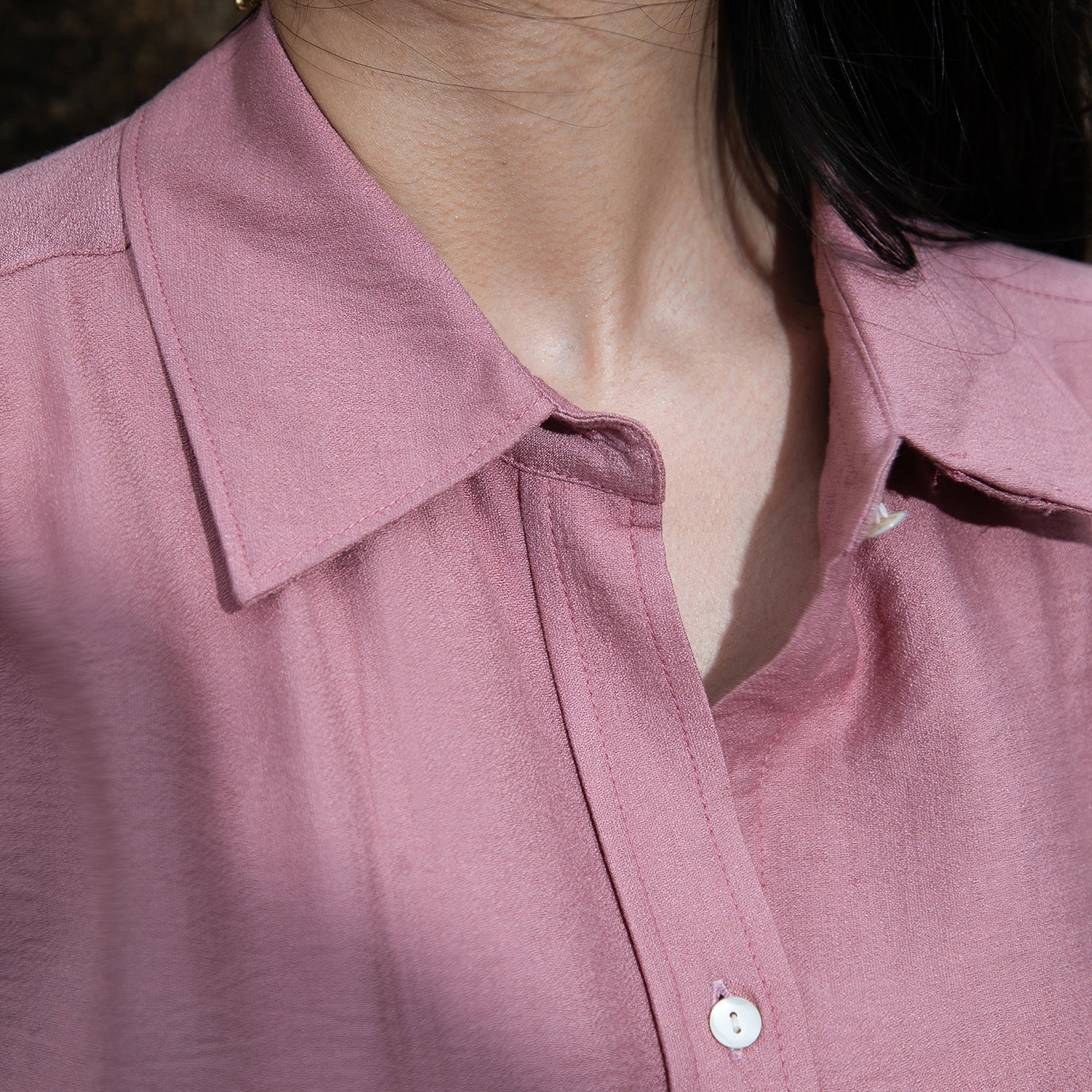 Solid Wrinkled Shirt - Image 6