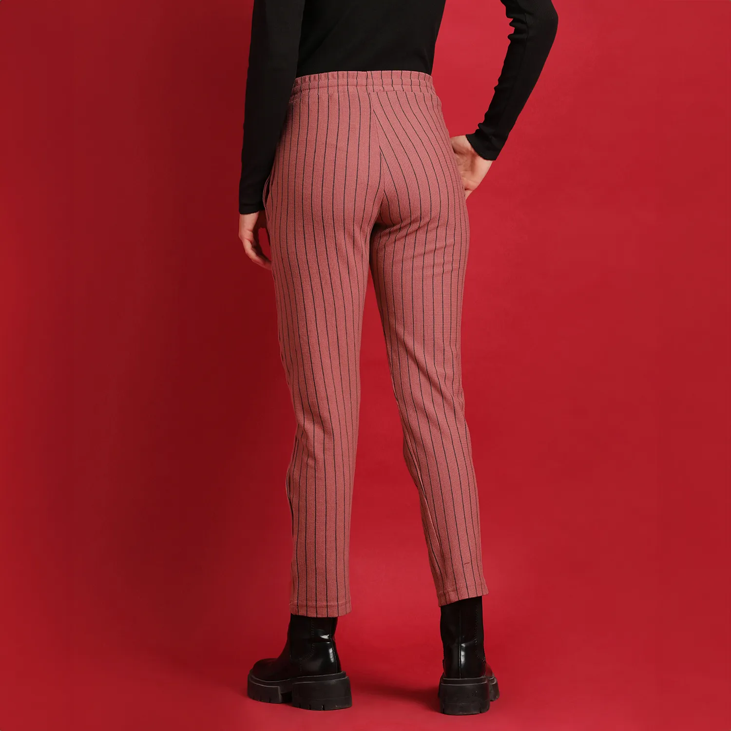Pinstriped Trackpants - Image 4
