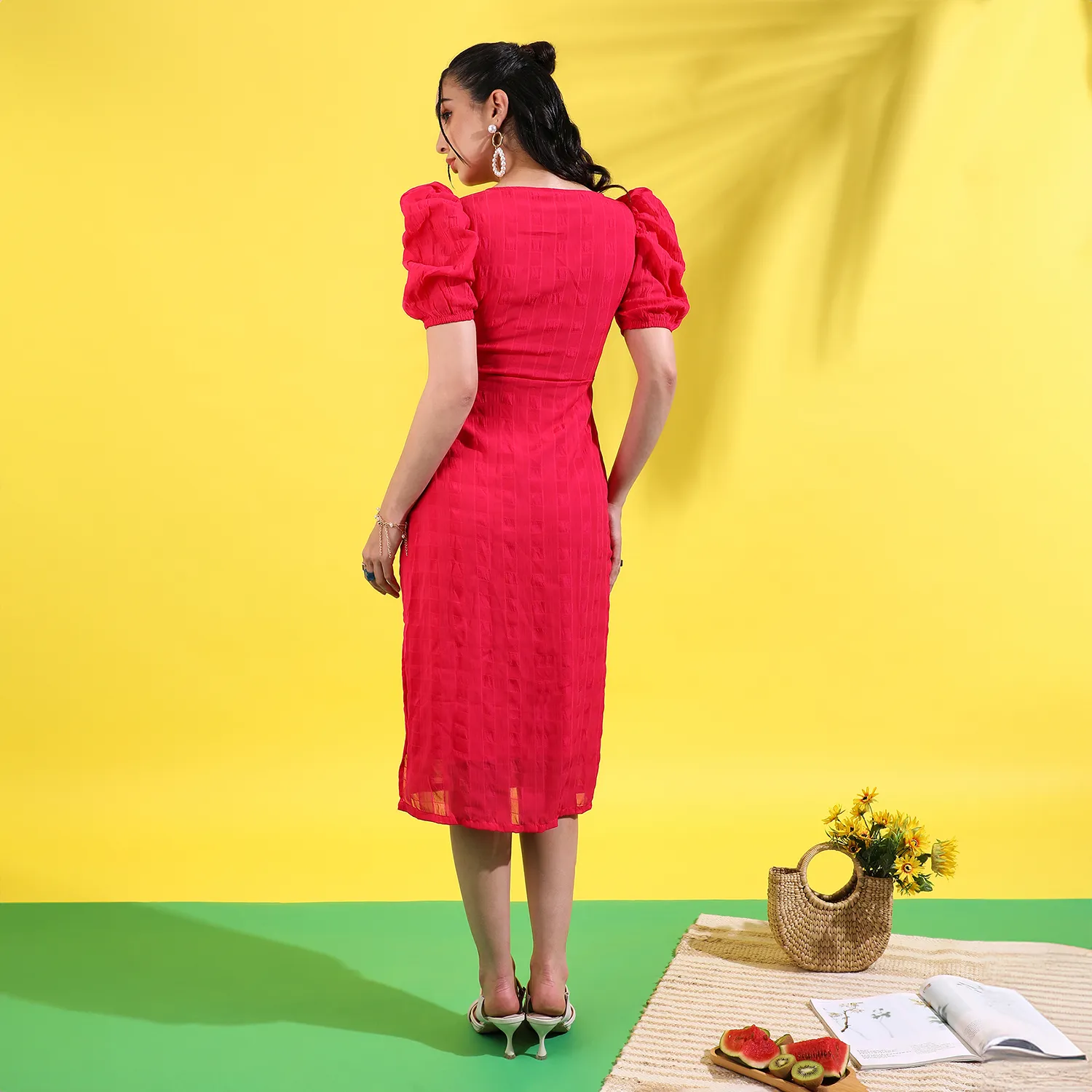Cutout Midi Dress - Image 4