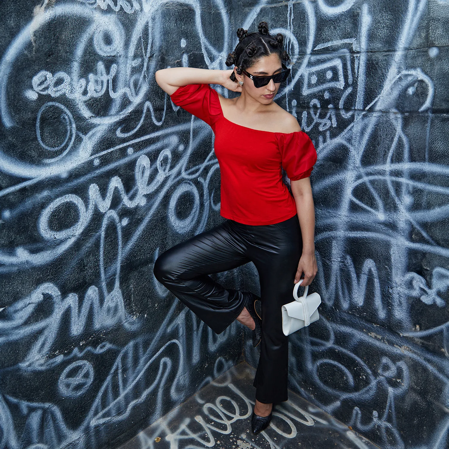 Puff-Sleeved Top - Image 2