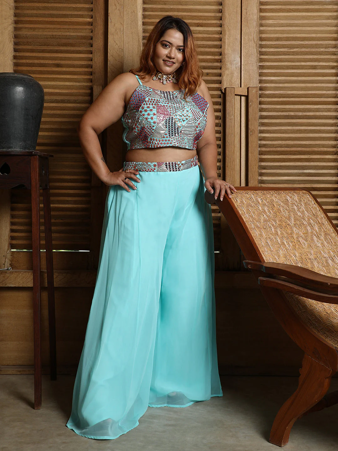 Block Flared Co-Ord Set - Image 16