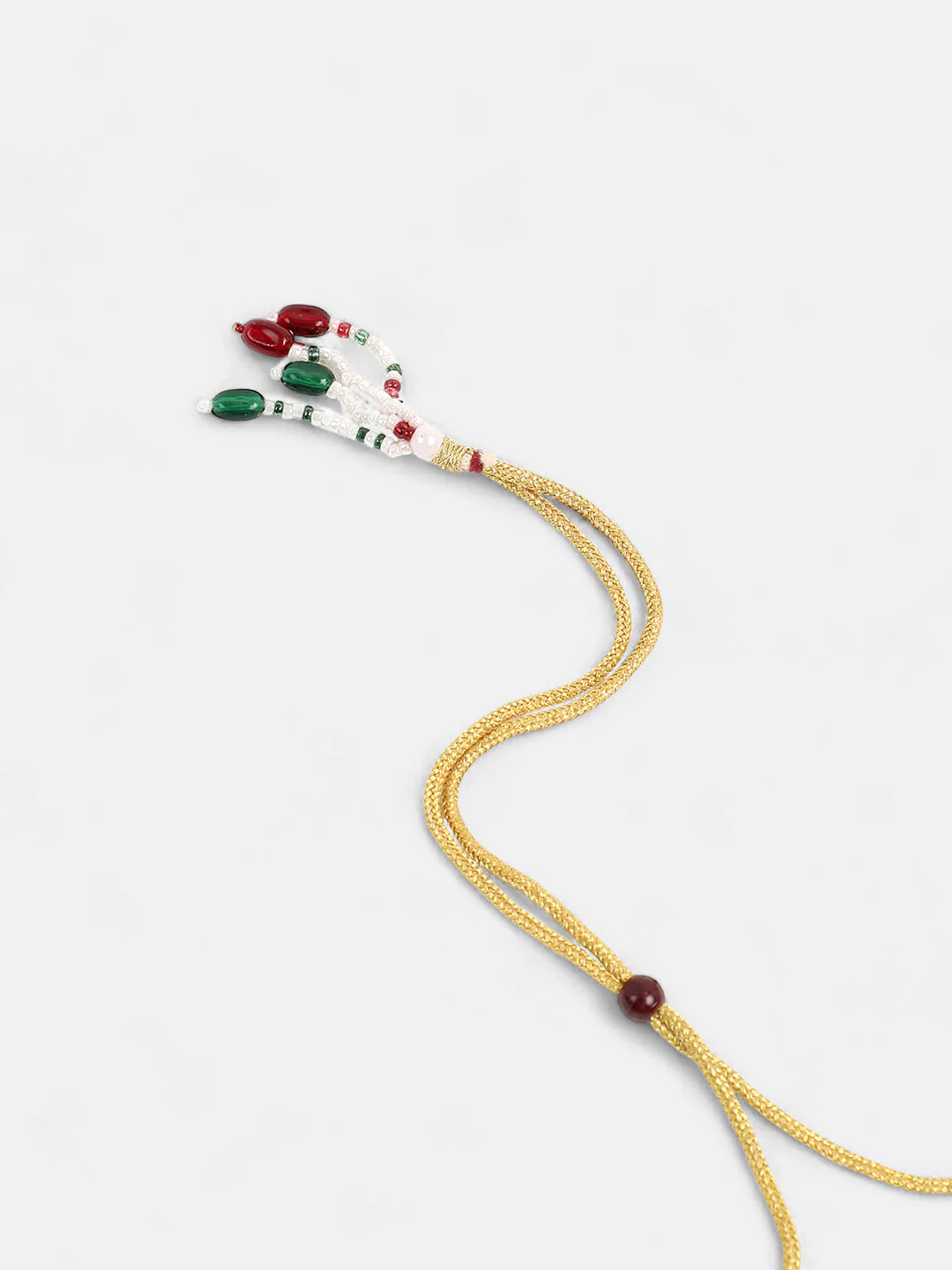 The Fathiyya Jewellery Set - Emerald Green-SOHNCK1545 - Image 5