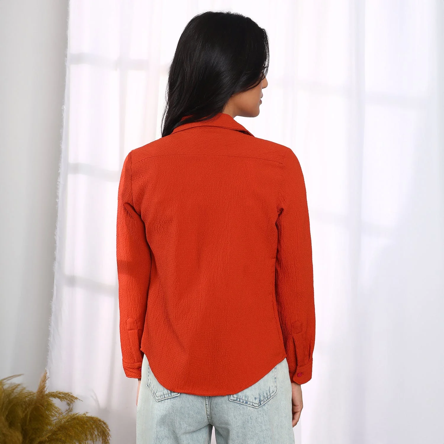 Textured Regular Fit Shirt - Image 4