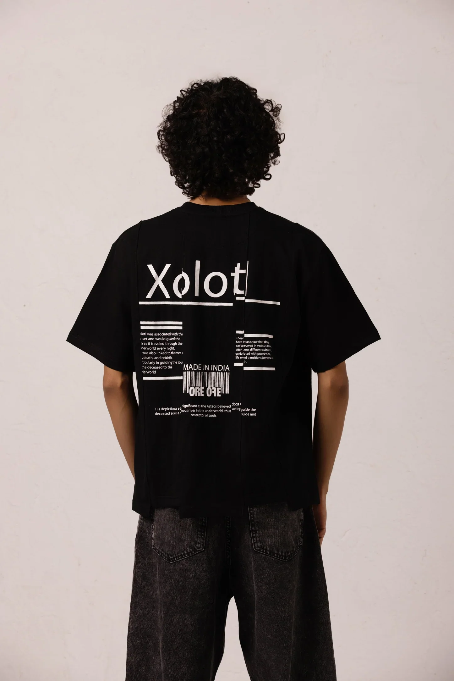 Xolotl Oversized T-shirt Black - Image 4
