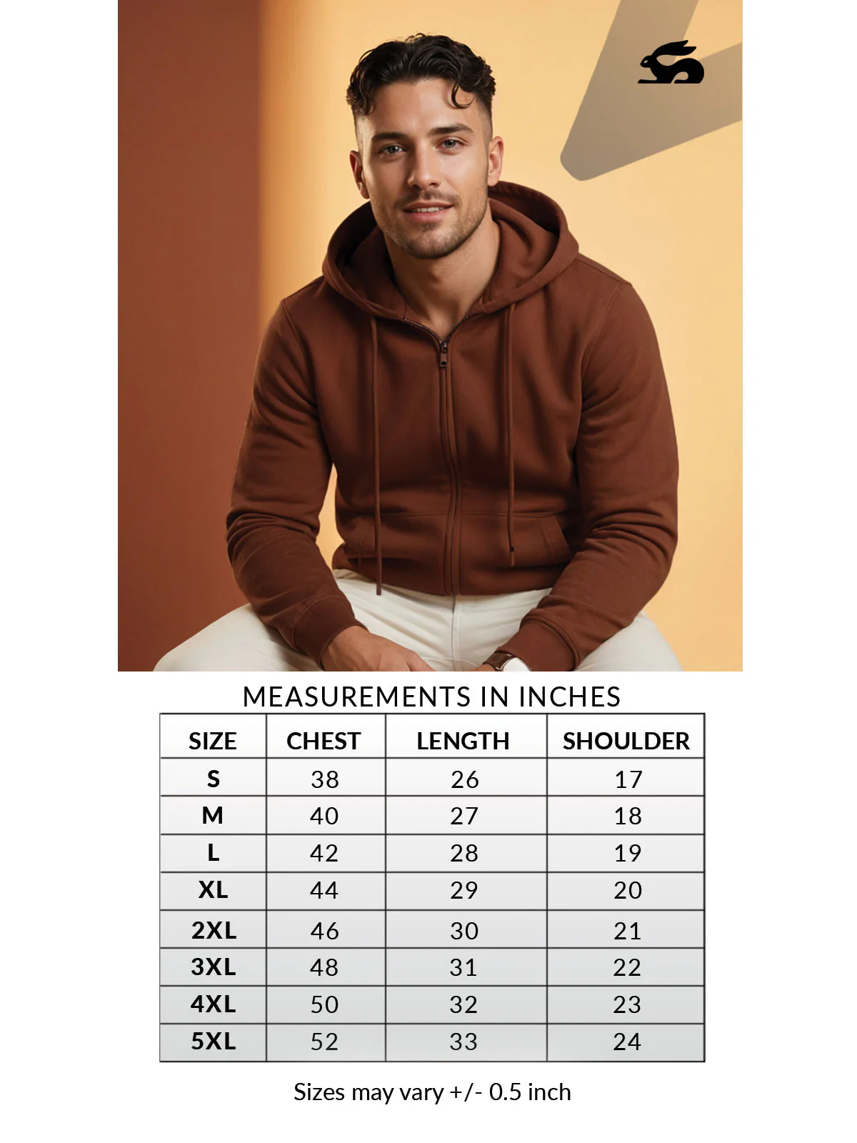 Men’s Regular Fit Zip-Up Hoodie - Image 6